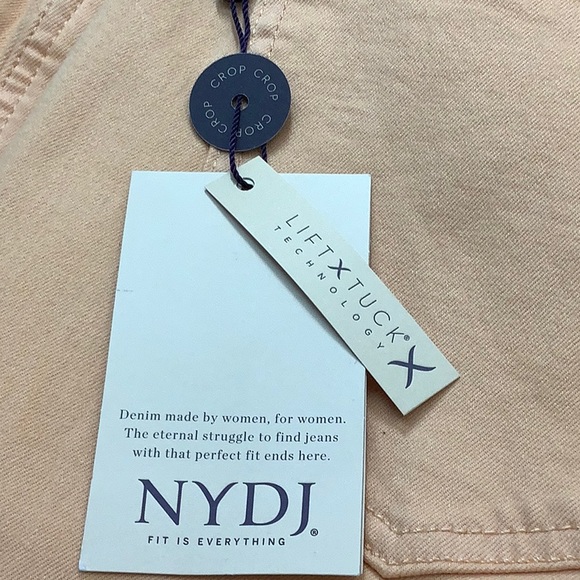 NWT- Nydj - Womens - Zippered Tummy-control Skinny Capri Pants - Picture 6 of 8